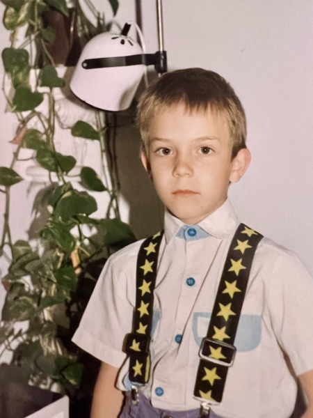 Archival photo: Gabriel as a small boy
